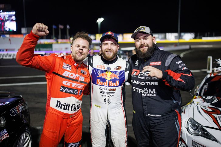 Matt Field, Conor Shanahan and Jack Shanahan on the Round 7 podium
