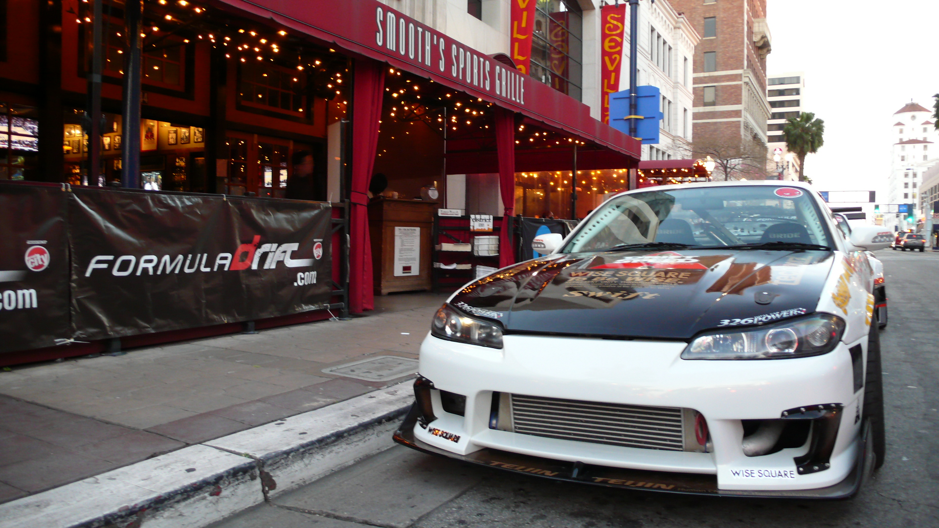 in front of Smooths Smooths