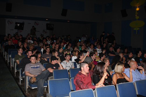 packed audience
