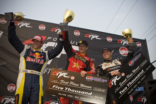 formula drift podium