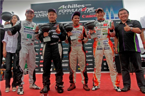 Winners line-up