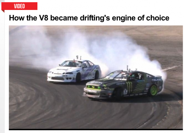How the V8 became drifting's engine of choice