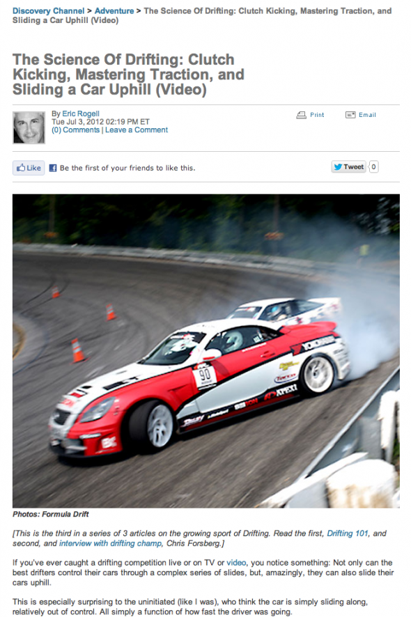 The Science Of Drifting