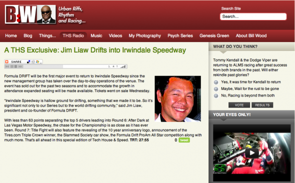 A THS Exclusive: Jim Liaw Drifts into Irwindale Speedway