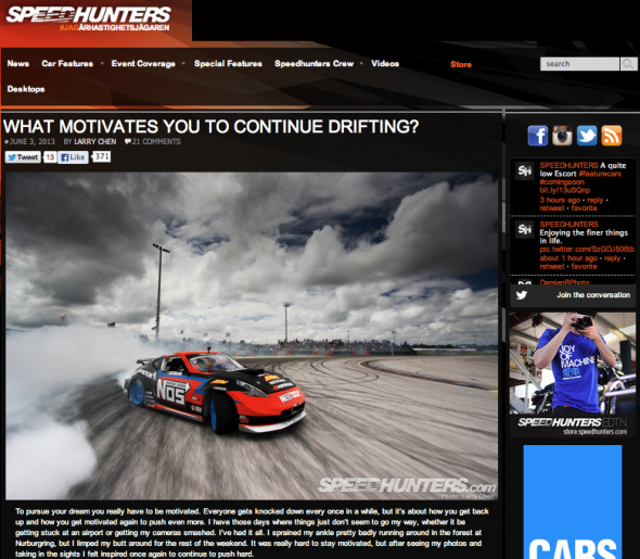 WHAT MOTIVATES YOU TO CONTINUE DRIFTING Speedhunters