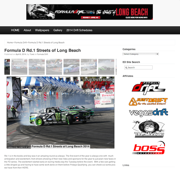 Formula D Rd.1 Streets of Long Beach