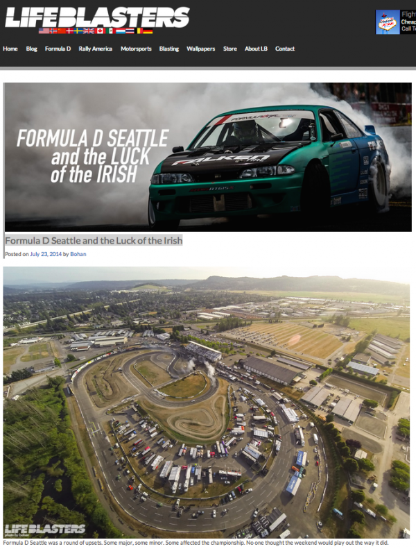 Life Blasters - Formula D Seattle and the Luck of the Irish
