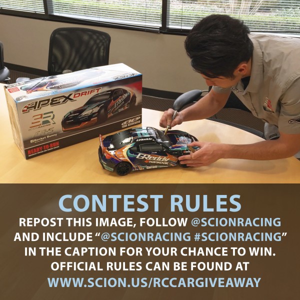 Scion Racing KG RC Giveaway FINAL